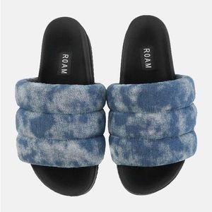 ROAM Puffy Slide | Denim Cloud Wash | Size 39